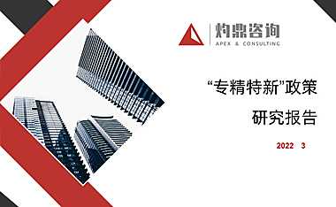 202203“专精特新”政策研究报告