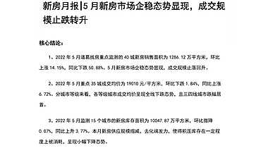 诸葛研究院-2022年5月新房市场月报【pdf】