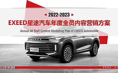 4A博拉-EXEED星途汽车2022 2023年度内容营销方案257页【pdf】