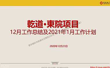 乾道东院12-1月推广策划案 #返乡置业# #叠墅# #高层#【pdf】