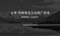 合景·领峰微信互动营销方案【pdf】