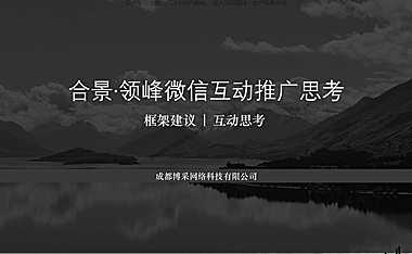 合景·领峰微信互动营销方案【pdf】