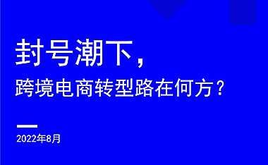 封号潮下，跨境电商转型路在何方？-22页【pdf】