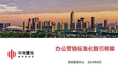 中南置地办公营销标准化指引【pdf】