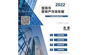2022年宝鸡市房地产市场年报【pdf】