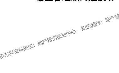 戴德梁行创世纪广场物业管理顾问建议书(85)页【pdf】