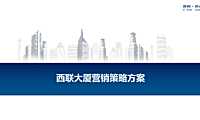 西联大厦（酒店公寓）营销策略方案【pdf】