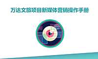 万达文旅新媒体营销操作手册【pdf】