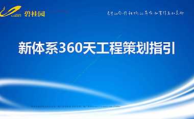 知名地产360天工程策划指引193页【pdf】
