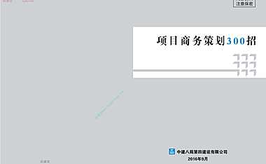 国企项目商务策划300招【pdf】