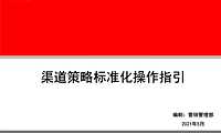 标准化万科地产销售地面拓客渠道策略标准化【pdf】