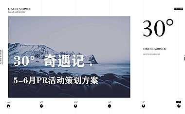 2023购物中心5-6月PR（30°奇遇记 主题）活动策划方案-42P【pdf】