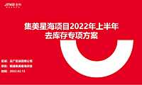 2022昭通集美星海项目上半年去库存专项方案【pdf】