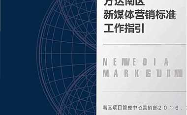 万达南区《新媒体营销标准工作指引》【pdf】