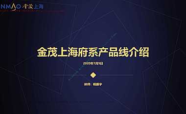 金茂府产品线介绍2020【pdf】