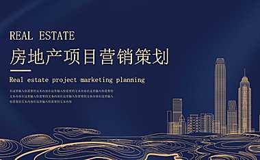 房地产项目营销策划模板 【pdf】