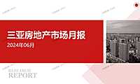 2024年06月三亚房地产市场月报【pptx】