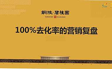 碧桂园高去化率复盘方案【pdf】
