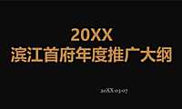 滨江首府年度推广纲要【pdf】