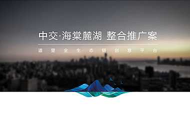 道里—中交麓湖度假项目整合推广策略【pdf】
