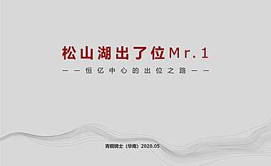2020.5青铜骑士-中国松山湖Mr.1恒亿中心整合推广案