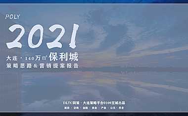 大连140万㎡保利城项目营销策略报告【pdf】