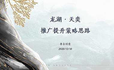 青岛龙湖天奕推广策略思路方案（豪宅）【pdf】