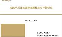 房地产项目拓展投资测算及可行性研究20p【pdf】