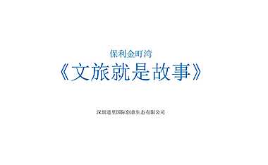 深圳道里-保利·金町湾视觉IP方案【pptx】
