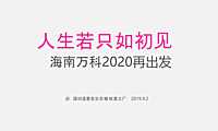 深圳道里-海南万科2020再出发品牌推广案