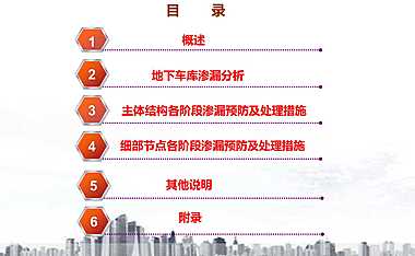 地下车库渗漏预防处理专项技术措施【pdf】