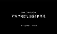 2021保利豪宅线整合传播方案