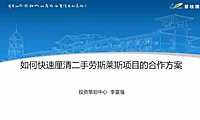 碧桂园 如何快速厘清二手豪宅项目的合作方案【pdf】