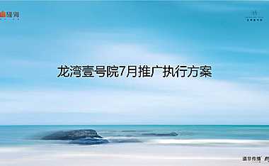 2021龙湾壹号院7月推广执行方案【pdf】