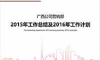 恒大广西公司营销部年终总结与计划【pdf】