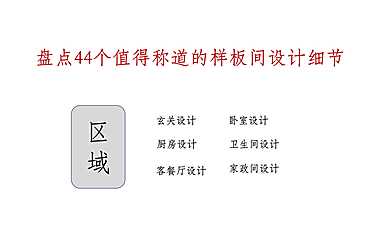 盘点44个值得称道的样板间设计细节【pdf】