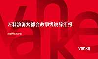 2020万科滨海大都会故事线营销报告