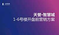 天誉·智慧城1-6号楼开盘前营销方案（最终）