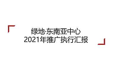 2021绿地东南亚中心营销推广执行方案【pdf】