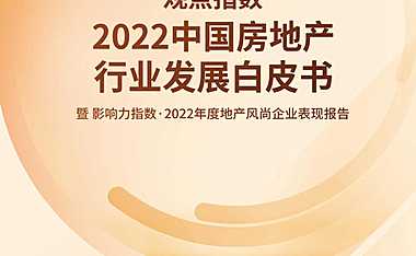 观点指数-2022中国房地产行业发展白皮书【pdf】