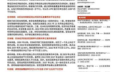LPR下行空间多少：投资回报率的视角【pdf】