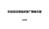 深圳心生万物-2020华润深圳湾瑞府推广策略方案（中标）