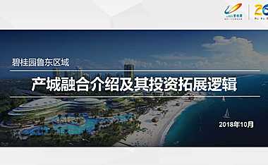 碧桂园产城融合战略介绍及投资拓展逻辑【pdf】