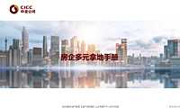 房企多元拿地手册（中金）【pdf】