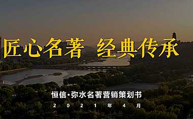 2021恒信·弥水名著营销策划书【pdf】