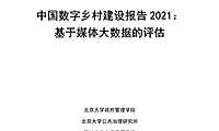 中国数字乡村建设报告2021：基于媒体大数据的评估-北京大学政府管理学院-2022.6-83页【pdf】