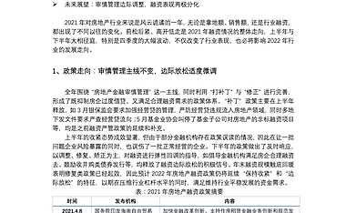 中指院–2021年房地产行业融资盘点【pdf】