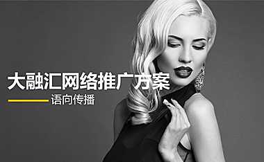 【推广】语向传播-中国时尚批发商业第一平台大融汇网络推广方案 【pptx】