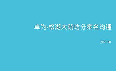 2021卓为松湖大蓢坊分案名讨论【pdf】