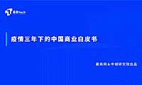 疫情三年下的中国商业白皮书【pdf】